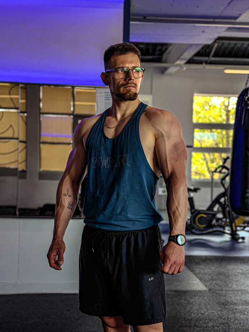 Personal trainer portrait front view in Slough gym